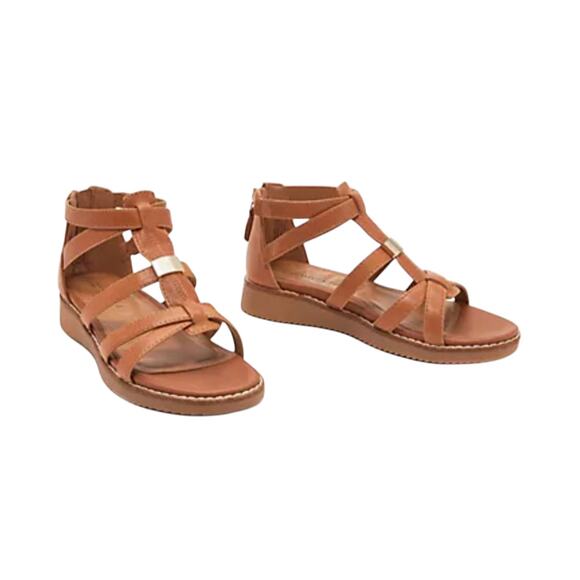 Comfortiva Women's Leather Cross Strap Gladiator Summer Wyola Sandals size 9M - Picture 1 of 14